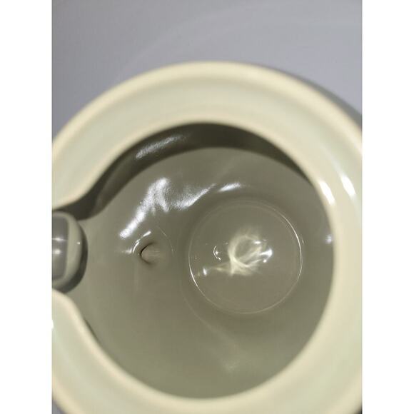 Bee House Tea Pot Green Ceramic Metal Japan Removable Infuser Strainer EUC - Picture 5 of 9